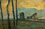 Landscape at Valery-sur-Somme 1893